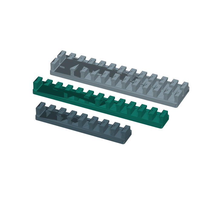 Cable combs for 8-pin, 12VHPWR, and 24-pin cables